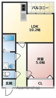 SUNMARK横浜【303号室】の間取り