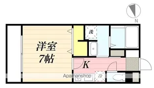 シュエット【205号室】の間取り