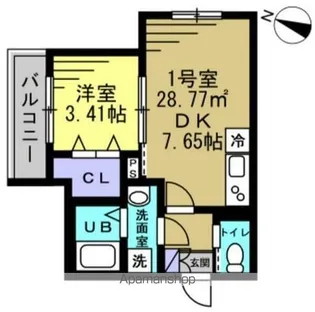 SUN HORIZON Ⅰ【3階】の間取り