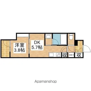 ザ・ライオンズフォーシア今池【12階】の間取り