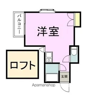 ユーゲント産大前【1階】の間取り
