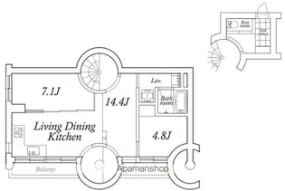 アスタルテ上原【302号室】の間取り