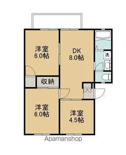 すみれハウス【202号室】の間取り