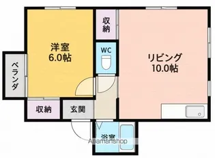 パタヤハウス【2階】の間取り
