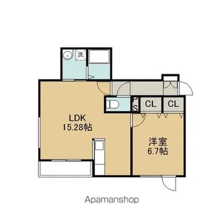 ヴィーナスヴィレッジⅥ【301号室】の間取り