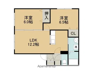 プレミールD館【201号室】の間取り