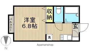 花ハウス2【2階】の間取り