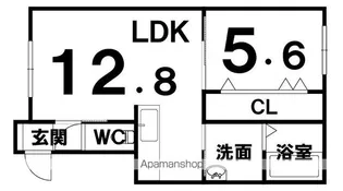 CLARAⅢ【303号室】の間取り