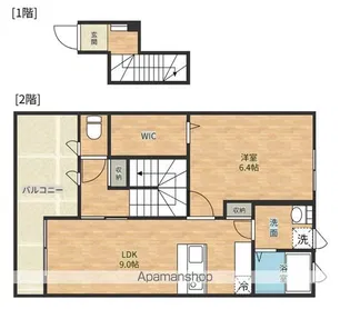 LOTUS住吉Ⅱ【2階】の間取り