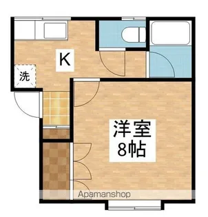 スリーハイツ【1階】の間取り