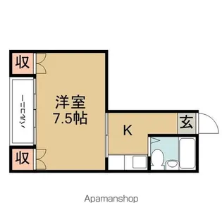 ロゼッタ南大門【4階】の間取り