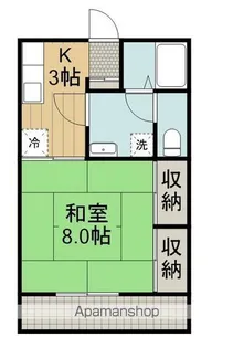 シルバーピア緑町【206号室】の間取り