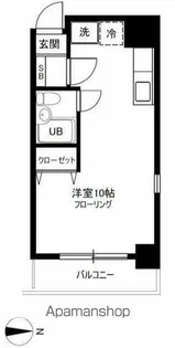 バレエハウスK【4階】の間取り