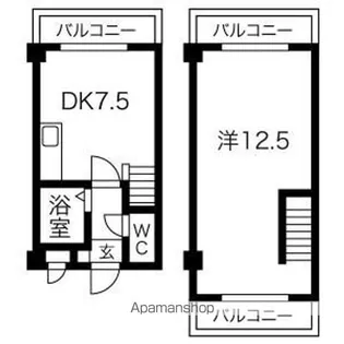 グローリー平尾【10階】の間取り
