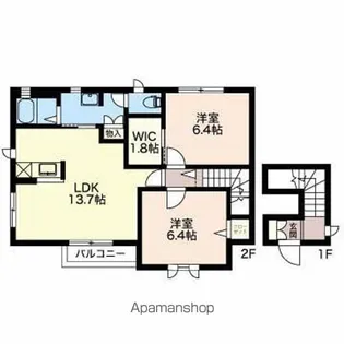 パストラルS【201号室】の間取り