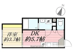メゾン・ドゥ・アッシュ習志野【1階】の間取り