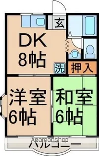 コートグランドール【3階】の間取り