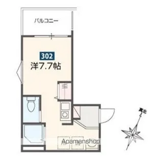 MELDIA京成小岩【3階】の間取り