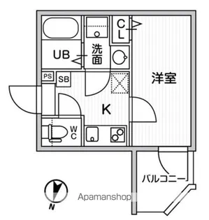 T'S CUORE横濱元町【3階】の間取り