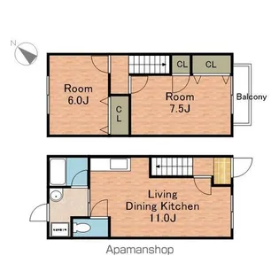 エテルノ・ラ・パイン【9号室】の間取り