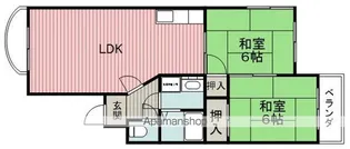 パープルコーポ【2階】の間取り