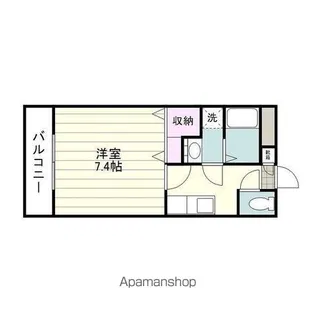PARK SIDE 葉月館【502号室】の間取り