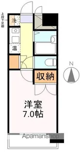 サンシティ五橋【705号室】の間取り