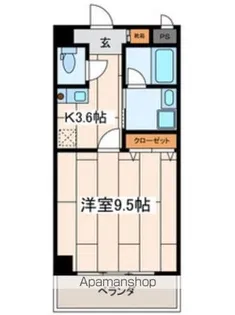 フォーエバービル【2階】の間取り