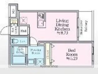 アイルグランデ赤羽【1階】の間取り