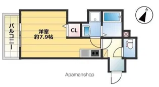 グランベアー二日市【1階】の間取り