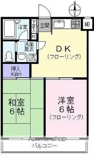 マンション美千和【105号室】の間取り