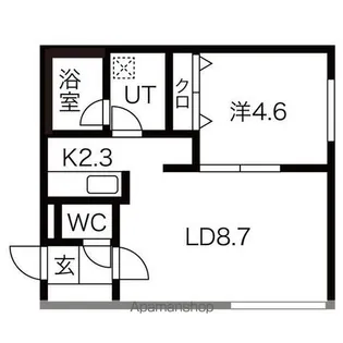 LE CIEL発寒【4階】の間取り