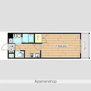 ルーセントパークショア【4階】の間取り