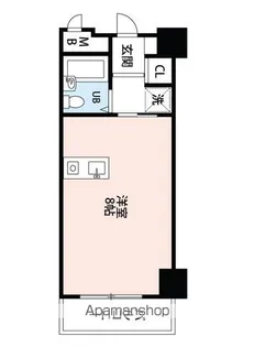 ルポ六本松【4階】の間取り