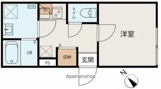 PREFERRED AKABANE【1階】の間取り