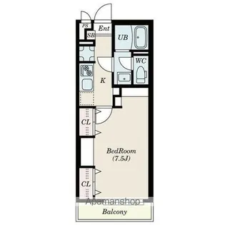 アーバンハイツ定禅寺【4階】の間取り