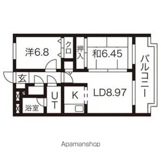 パルテール泉【1階】の間取り