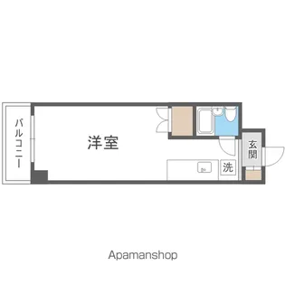 コーポハシモト【8階】の間取り