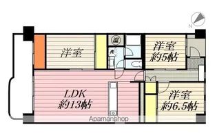リバブル松戸【2階】の間取り