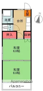 サカイコーポ【201号室】の間取り