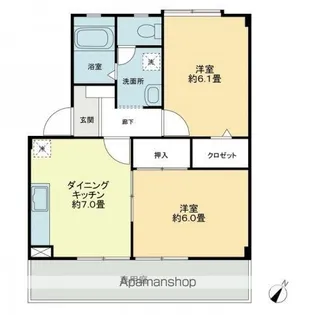 LA SERRE【1階】の間取り