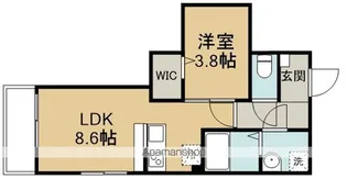 PARKLET・高坂【3階】の間取り