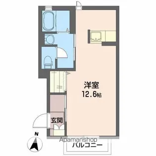 MSヒルズA【1階】の間取り