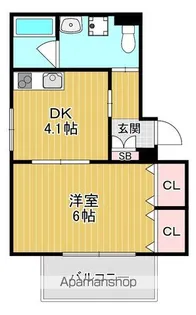 エスカーサ大阪阿倍野パークビュー【501号室】の間取り