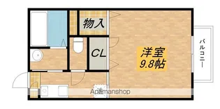 パルモ【202号室】の間取り