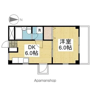 EASTⅡ【5階】の間取り
