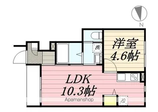 クレール【1階】の間取り