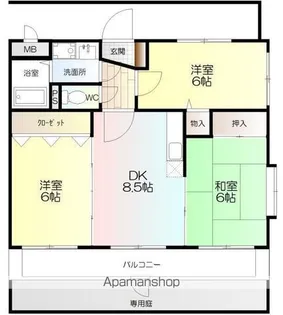 ユーミーFⅡ【1階】の間取り