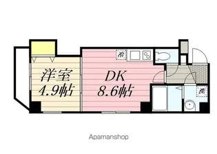 新宿ガーデンHS【9階】の間取り