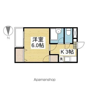 ジョイフル今市【305号室】の間取り